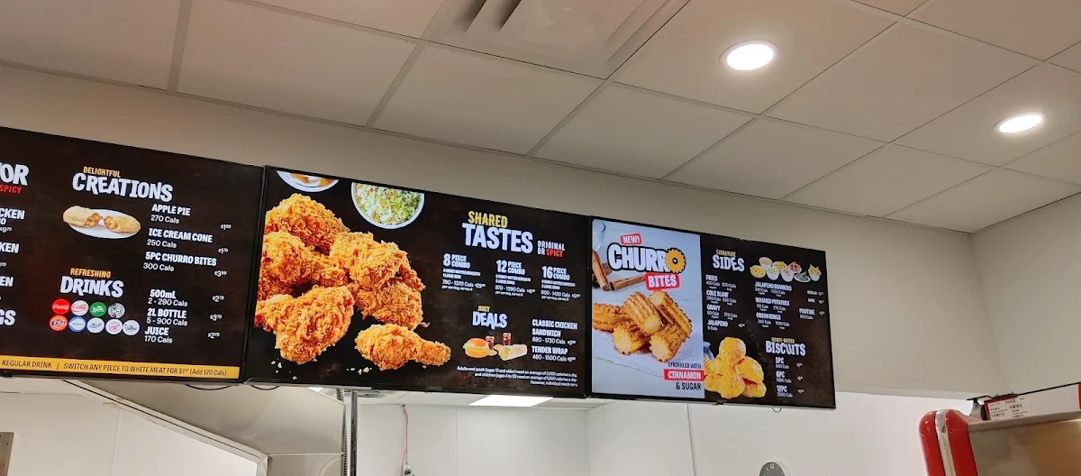 Menu, Church's Texas Chicken
