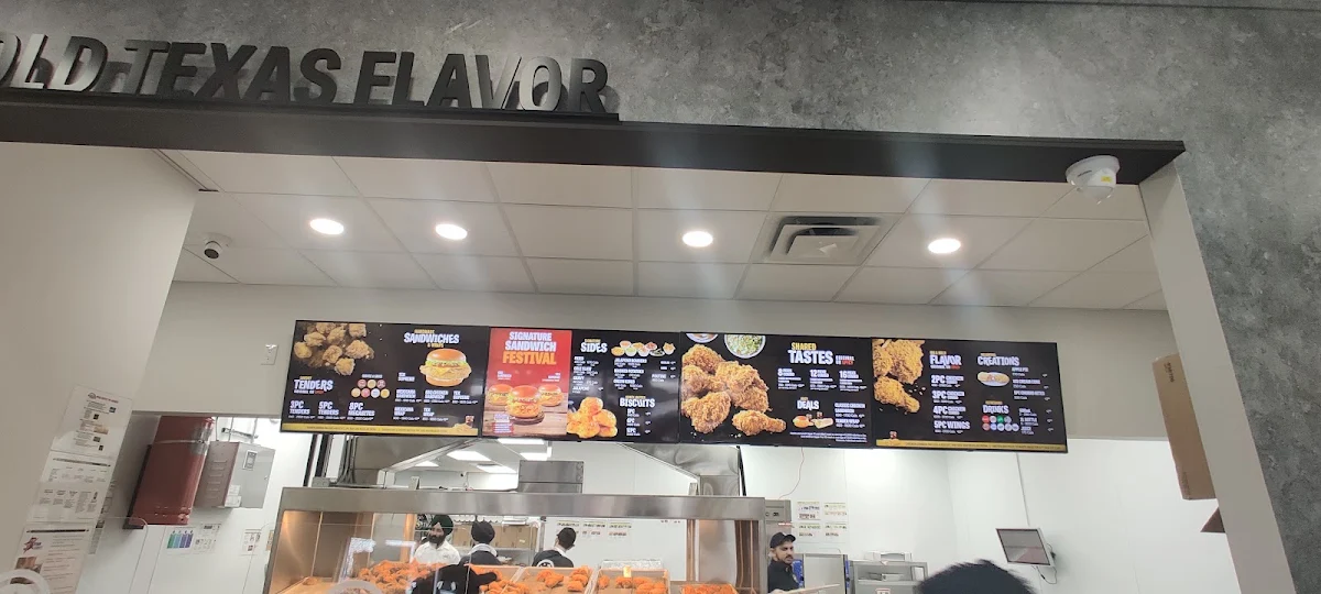 Menu, Church's Texas Chicken