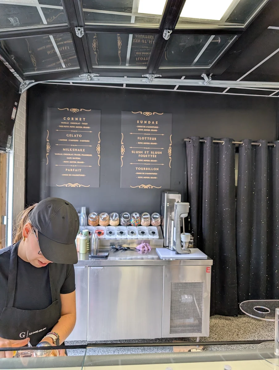 Menu, Le Café Gelato