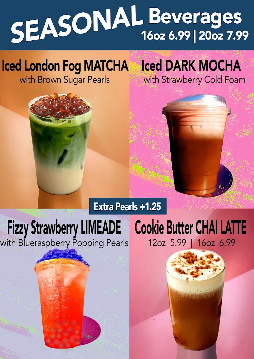Menu, Breaded ’N’ Blended