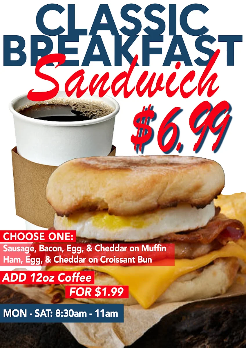 Menu, Breaded ’N’ Blended
