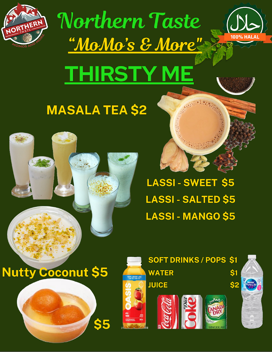 Menu, The Halal Spot - Flea Market