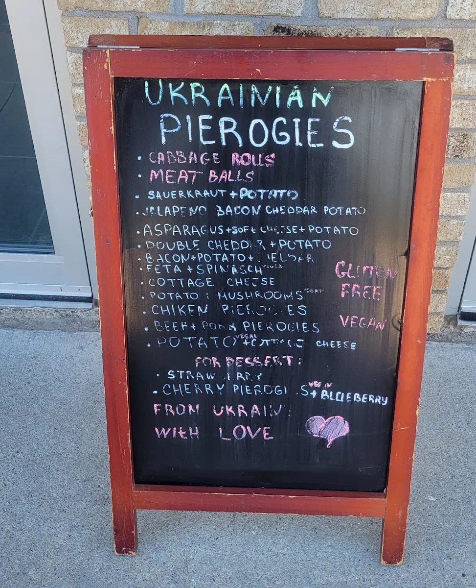 Menu, WOW Pierogies