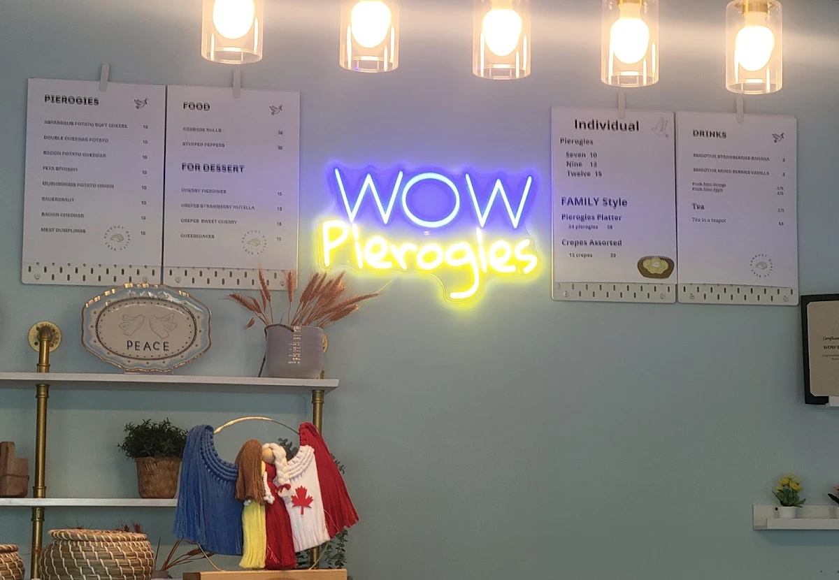 Menu, WOW Pierogies