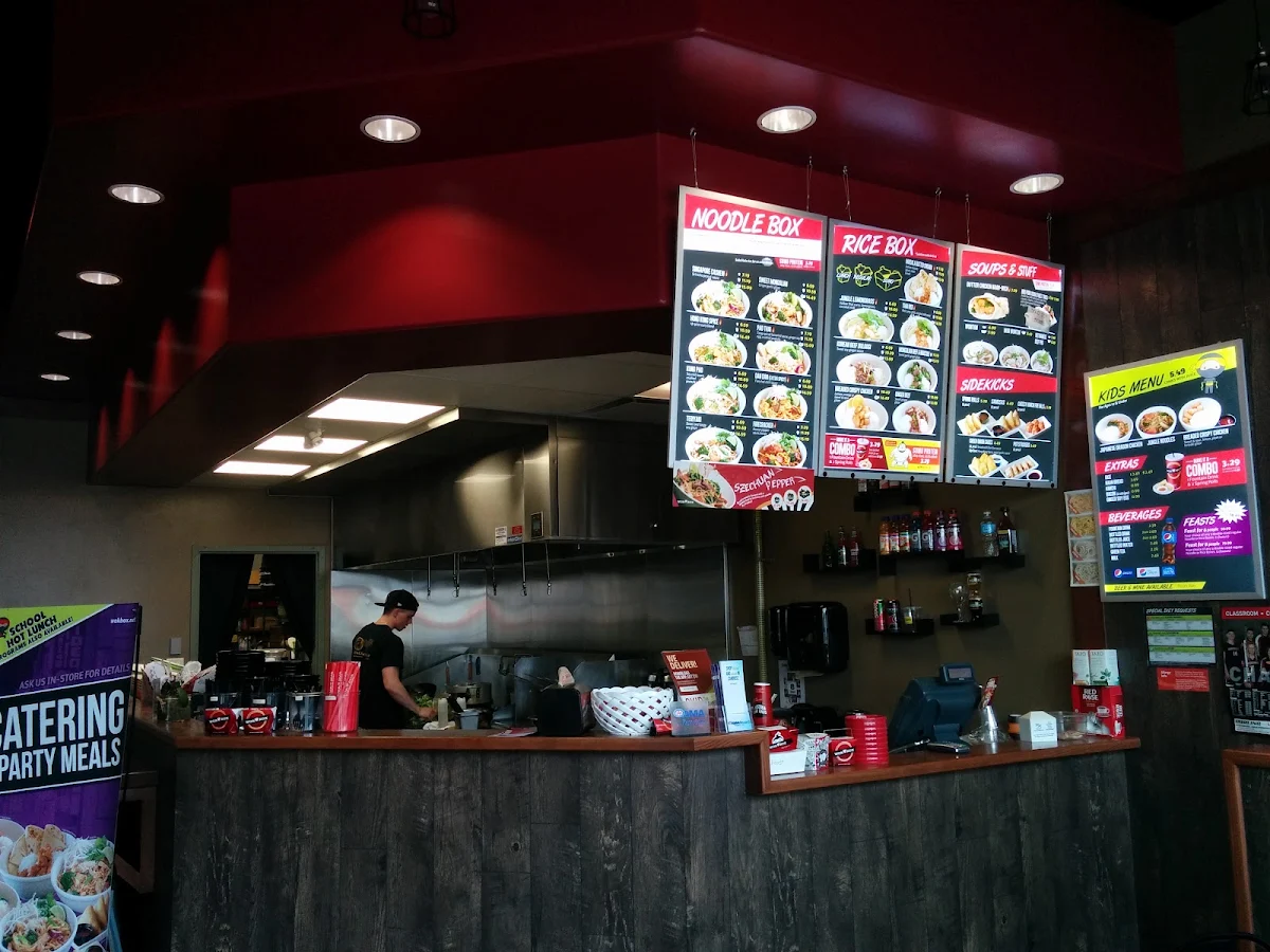 Menu, Wok Box - Camrose
