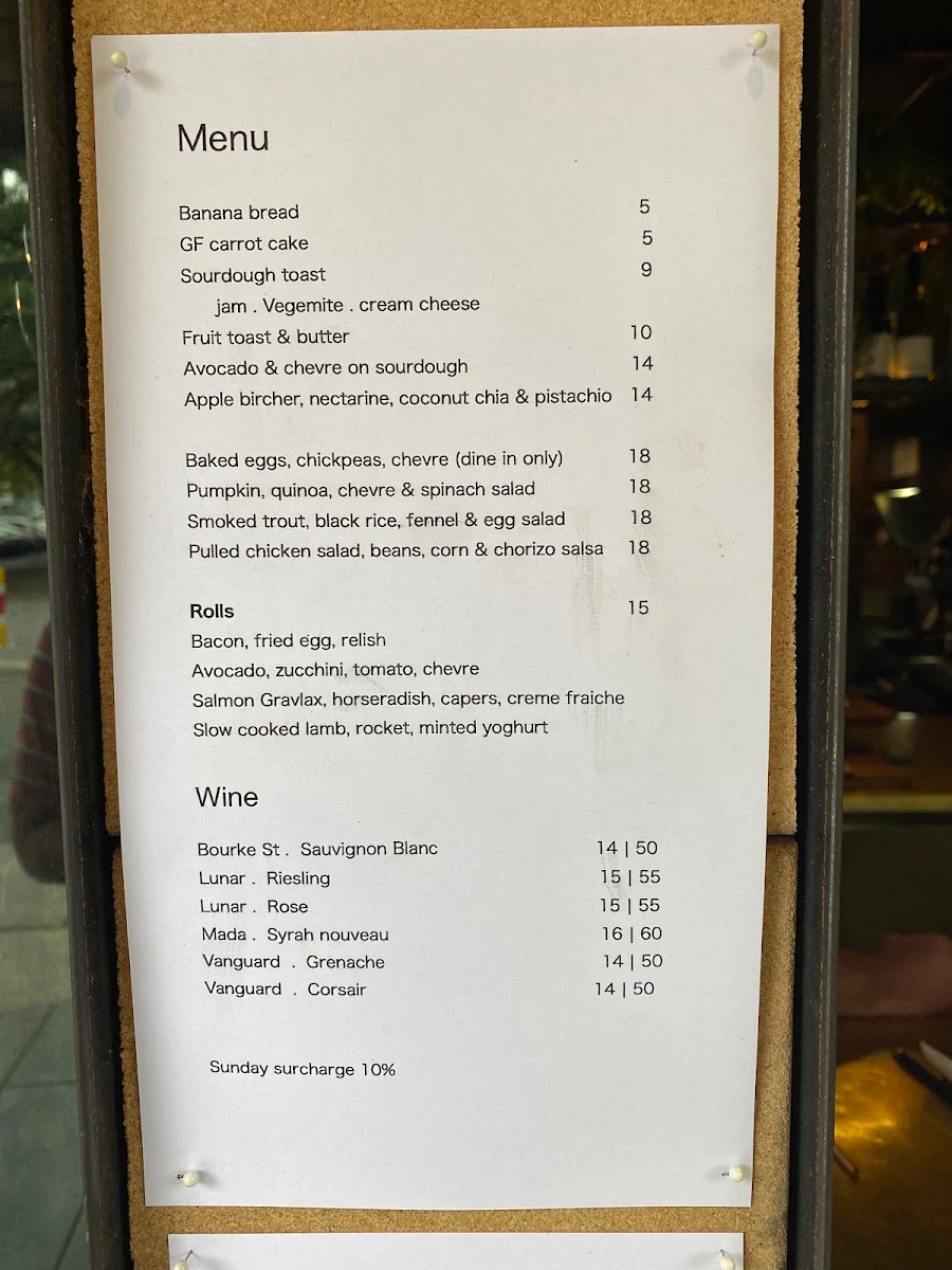 Menu, Močan & Green Grout