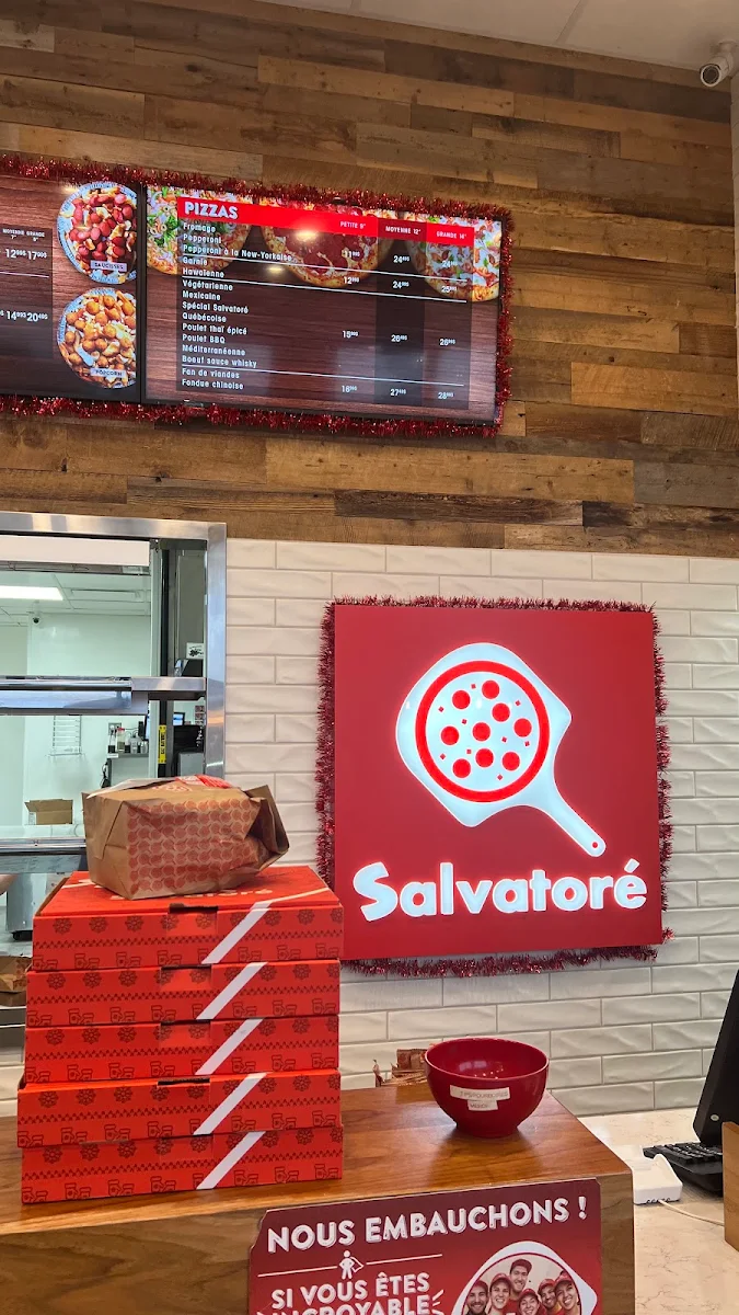 Menu, Pizza Salvatoré