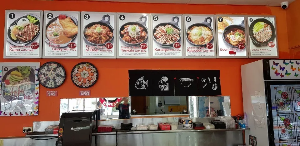 Menu, Sushi Break Helensvale