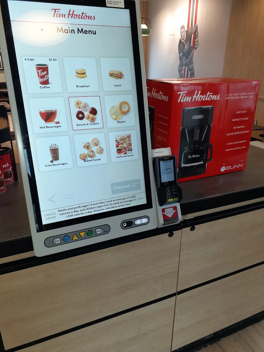Menu, Tim Hortons
