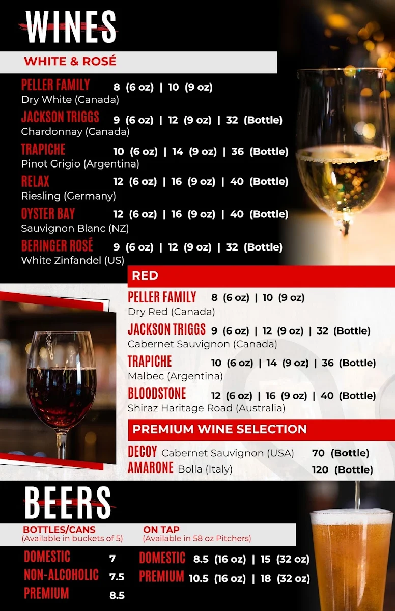 Menu, The Flats Eatery + Drink