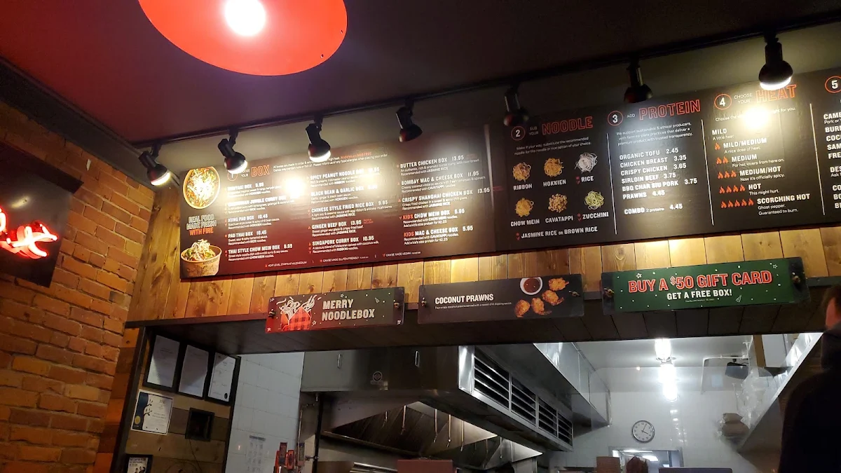 Menu, Noodlebox