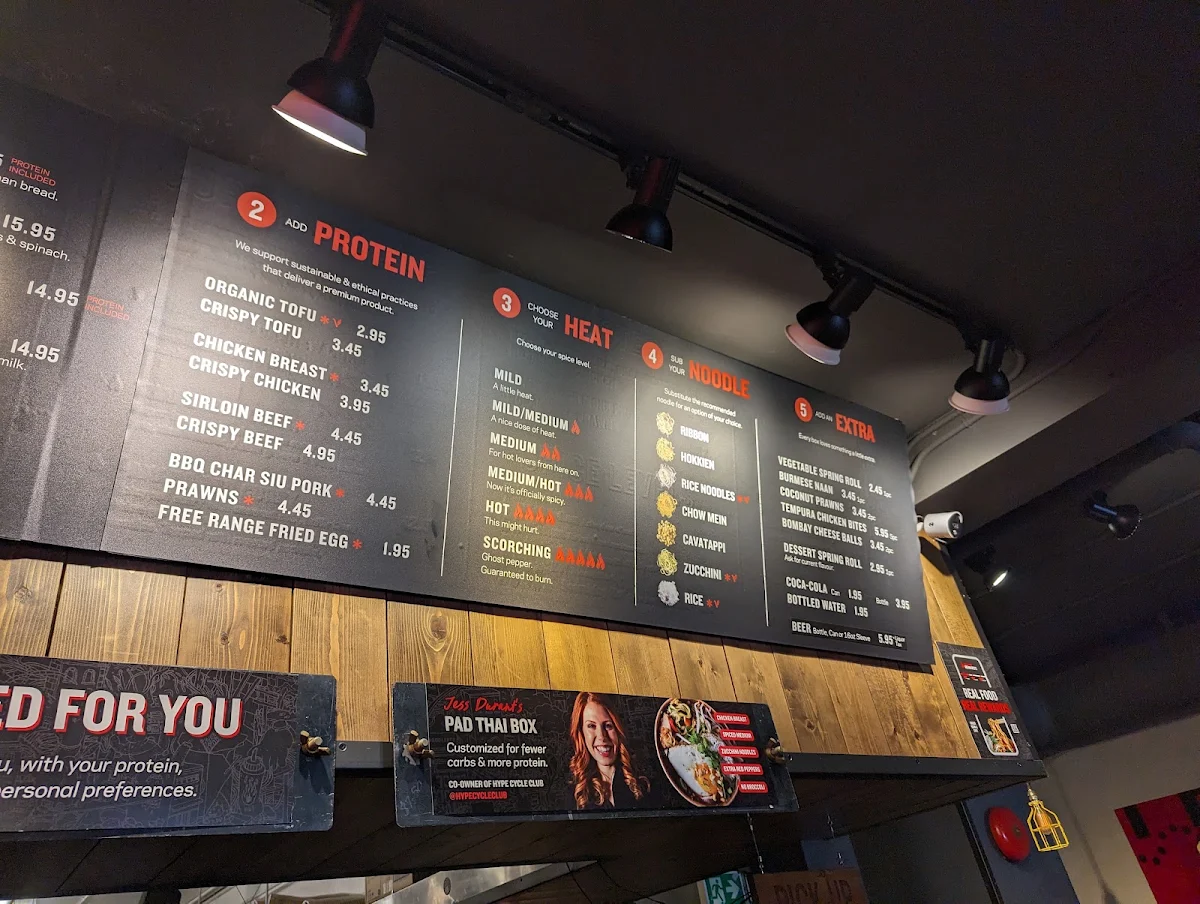Menu, Noodlebox