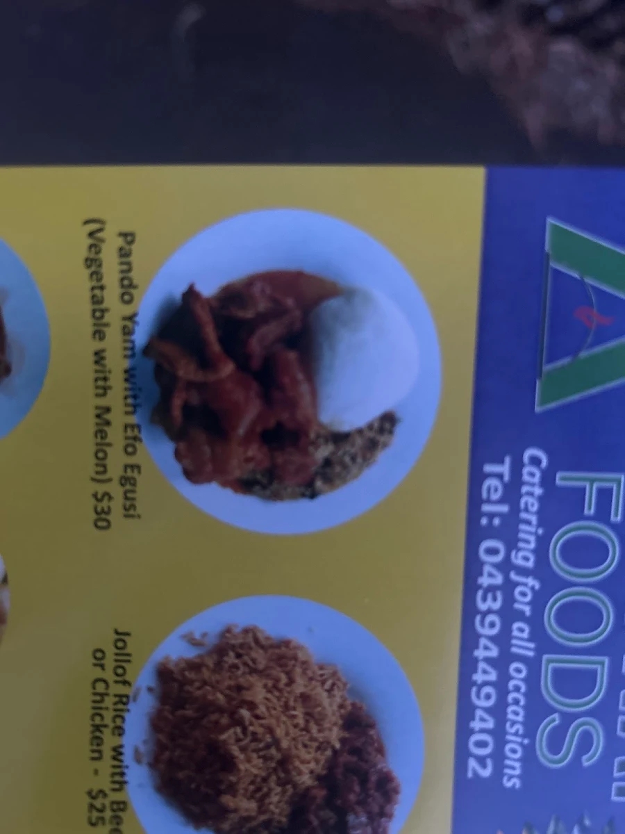 Menu, Adonai