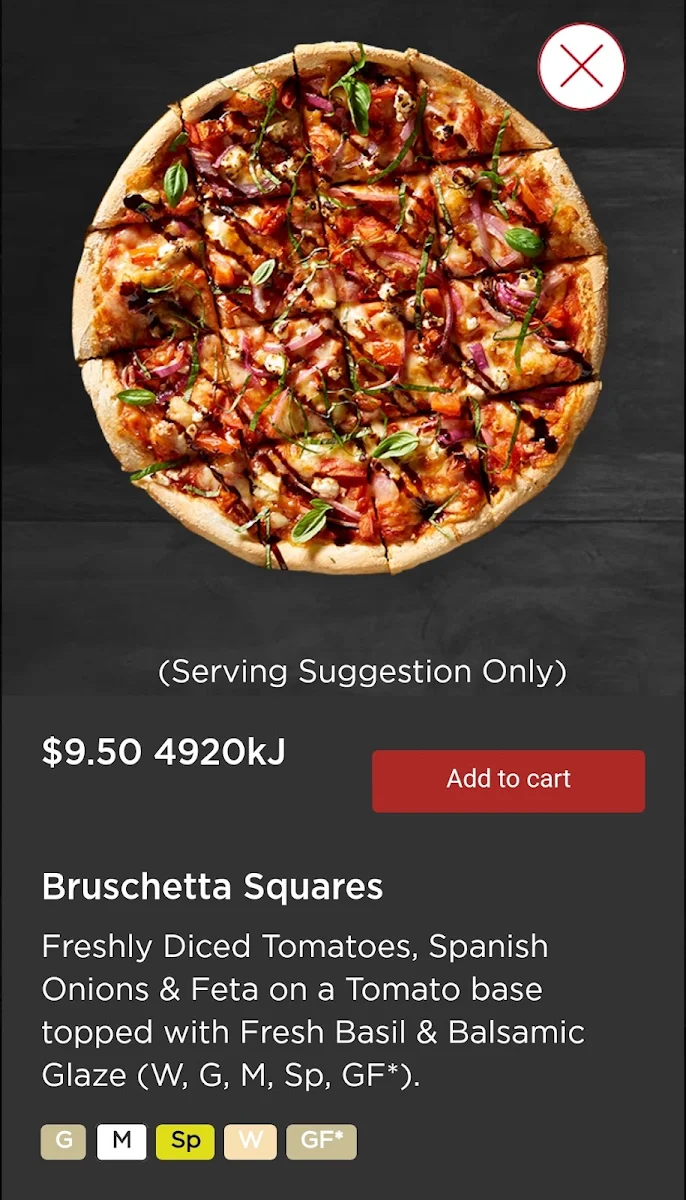 Menu, Crust Pizza Alexandria