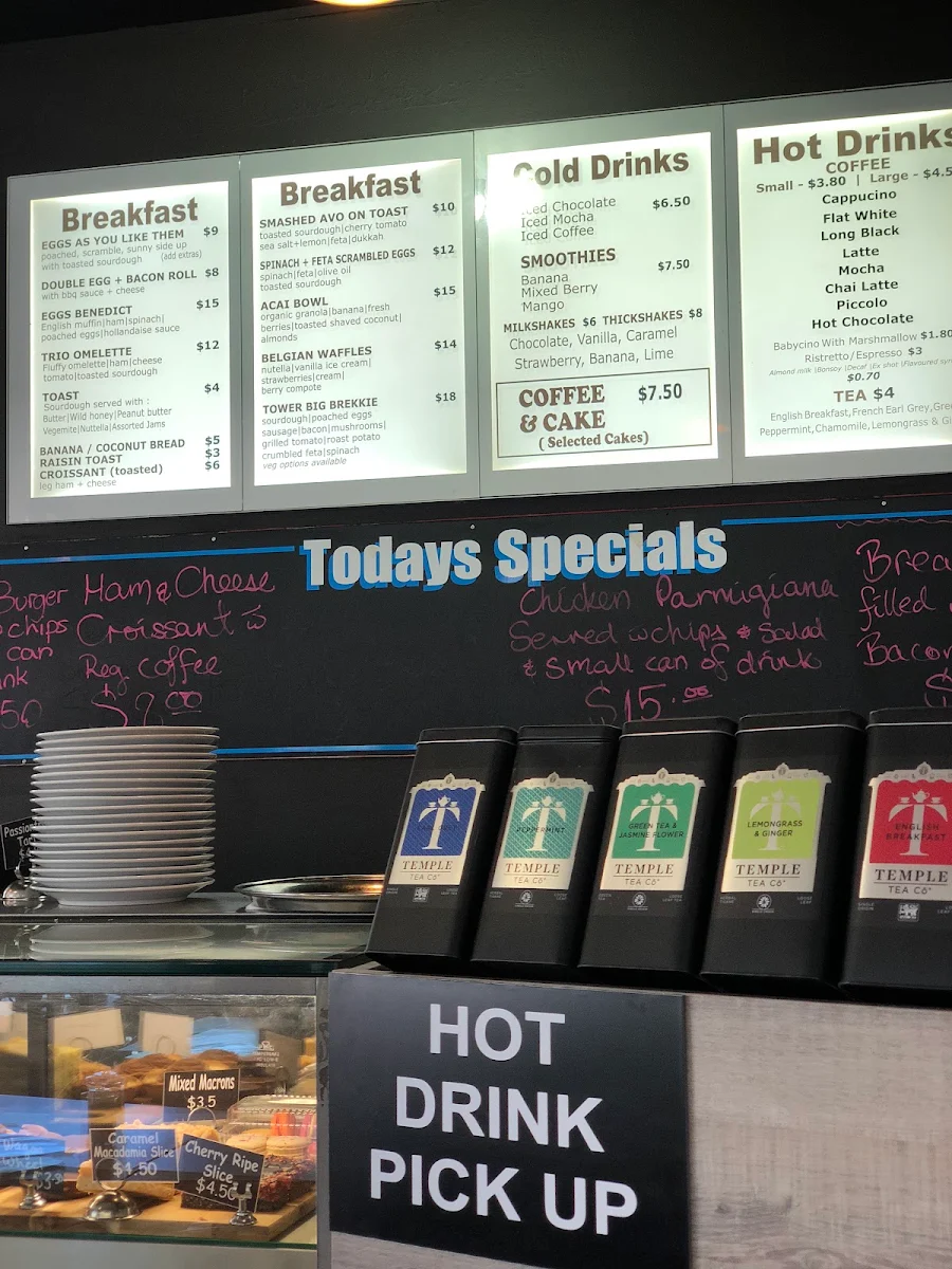 Menu, Clocktower Cafe|Catering