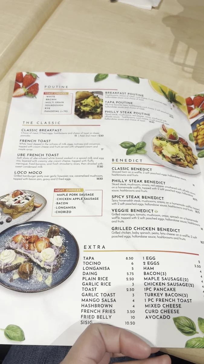 Menu, Rise N' Shine - Forest Lawn
