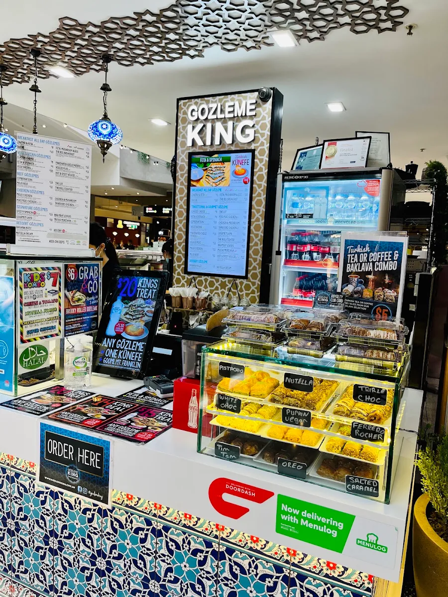 Menu, Gözleme King Blacktown