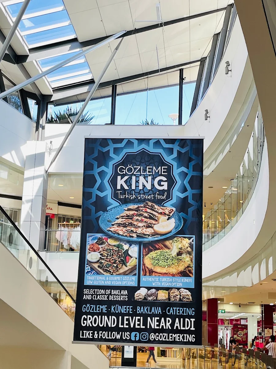 Menu, Gözleme King Blacktown
