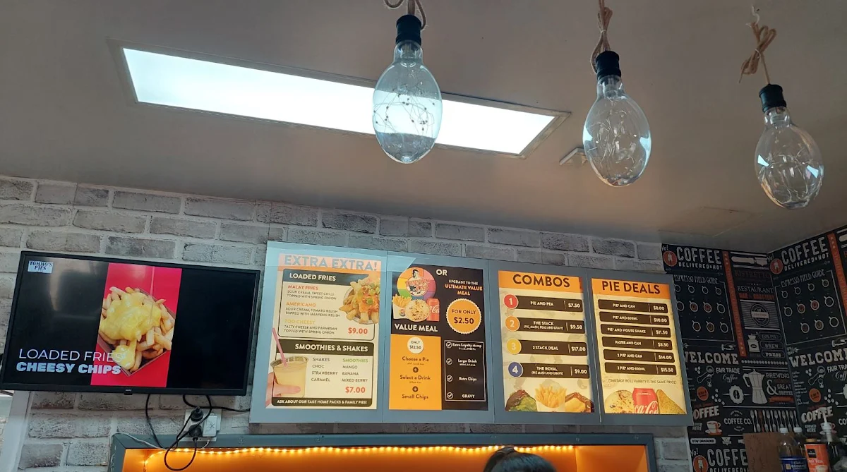 Menu, Tommos Pies