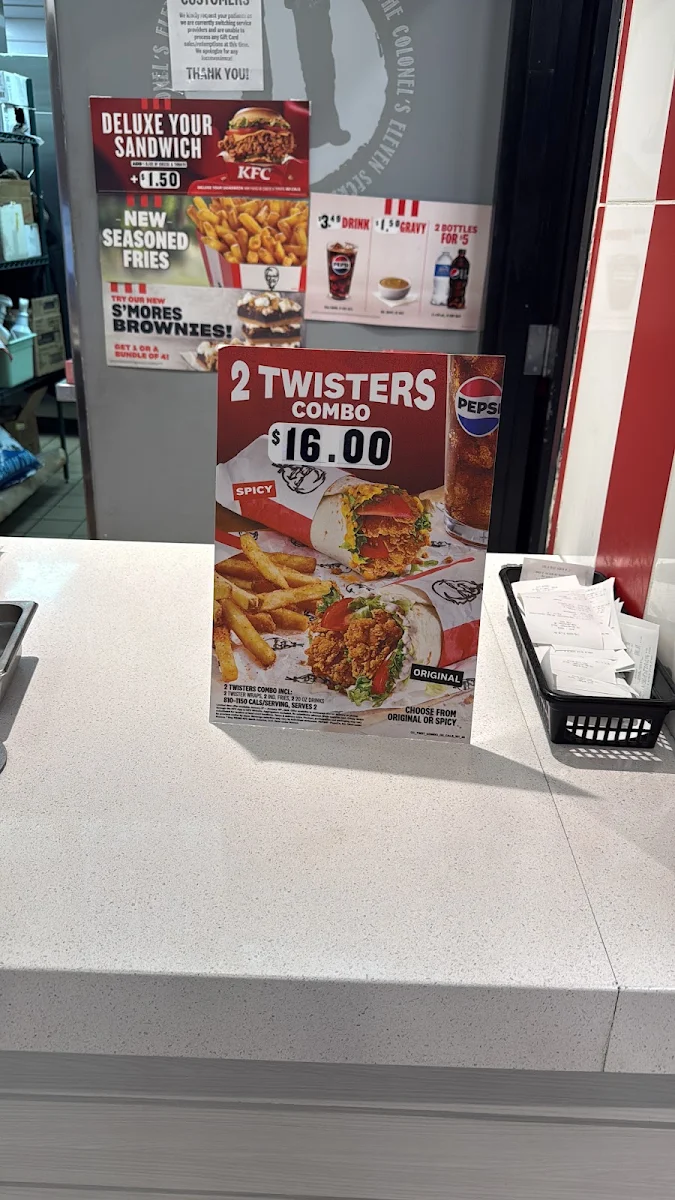 Menu, KFC