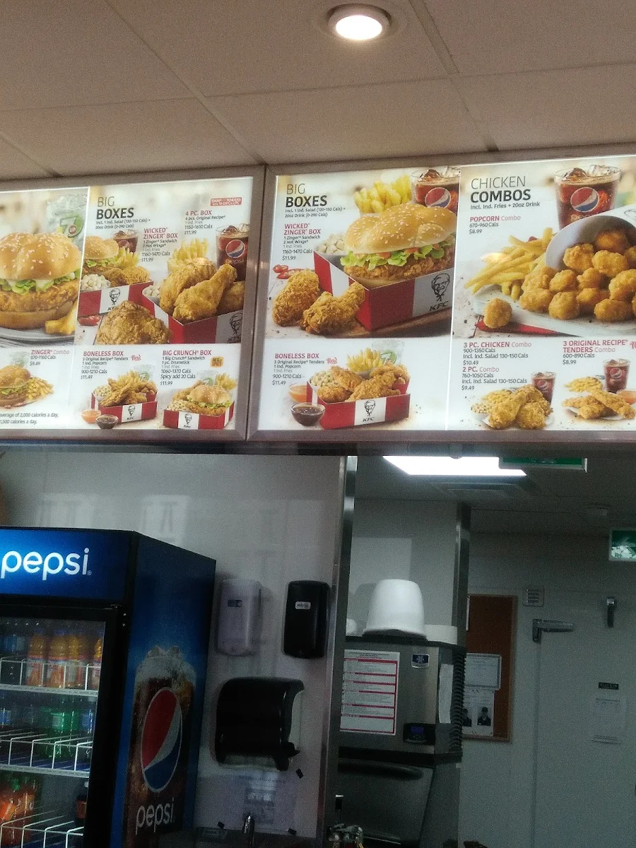 Menu, KFC