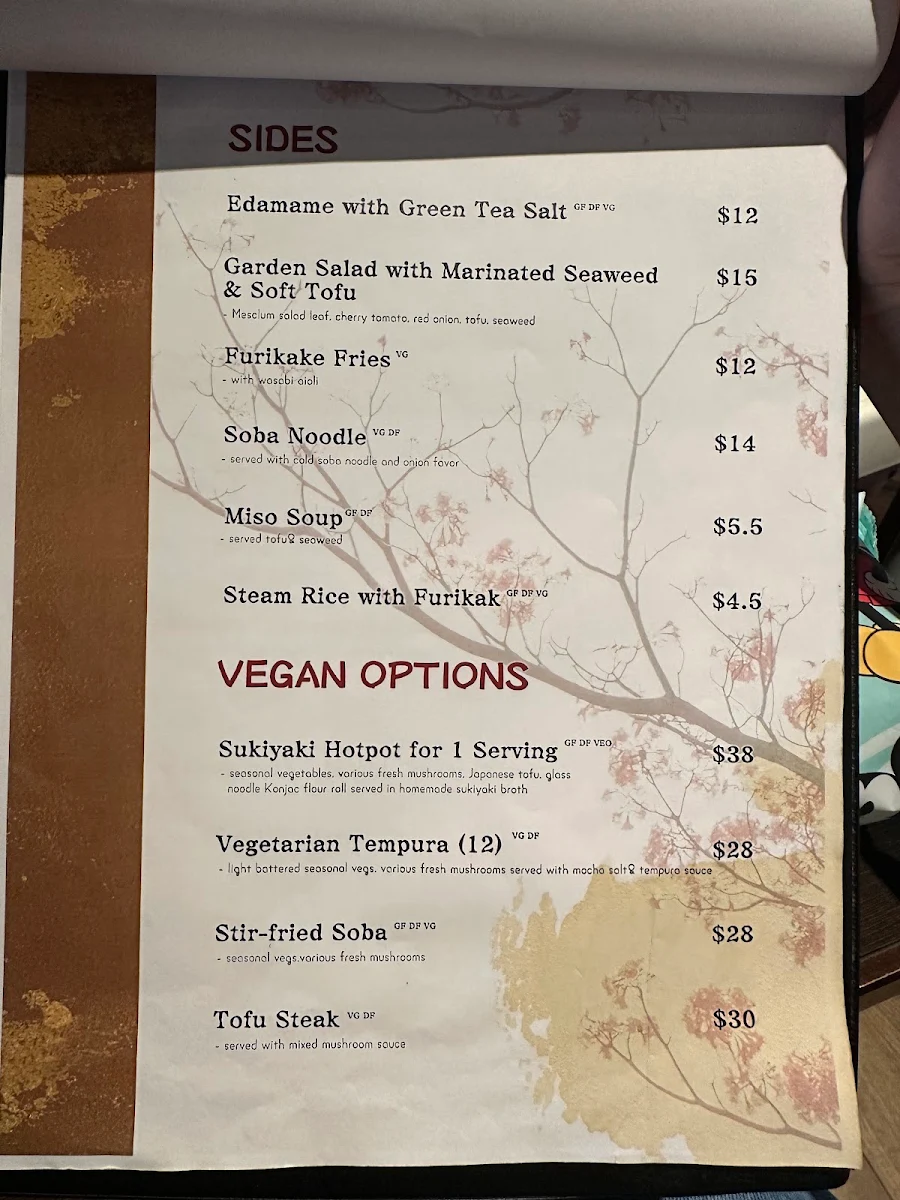 Menu, ITSUMO Japanese Restaurant & Izakaya Bar
