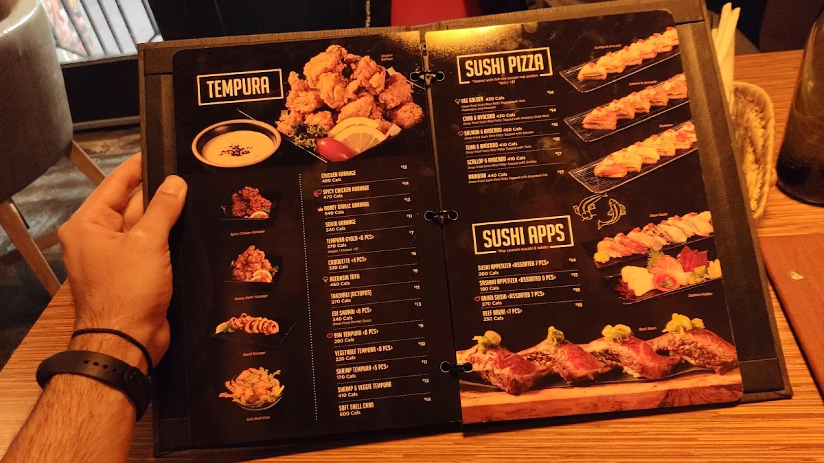 Menu, Kibo Sushi House - Annex