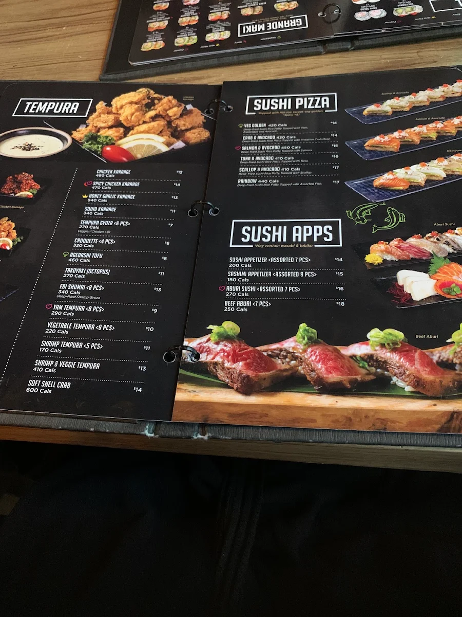 Menu, Kibo Sushi House - Annex
