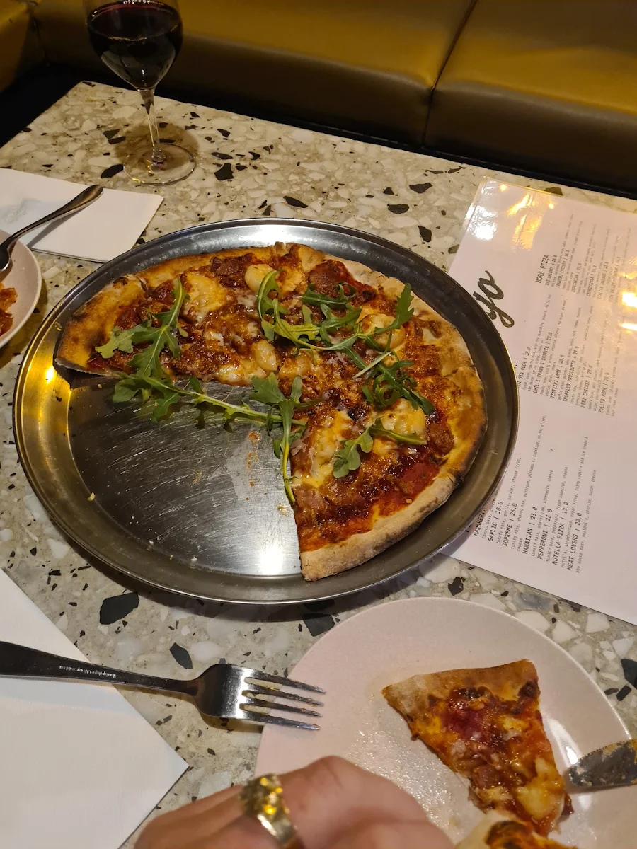 Menu, Cargo Bar Pizza Lounge