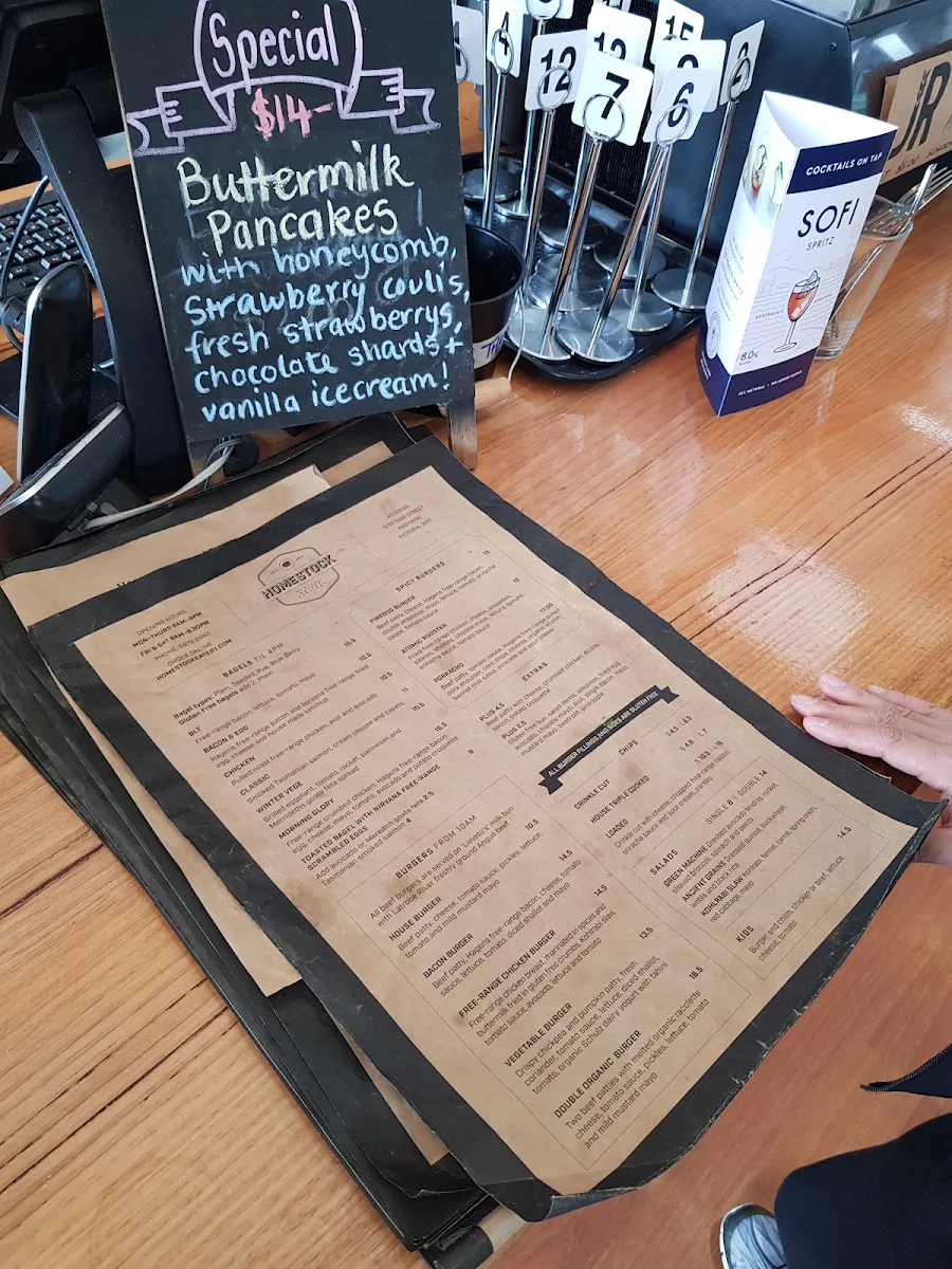 Menu, Subway
