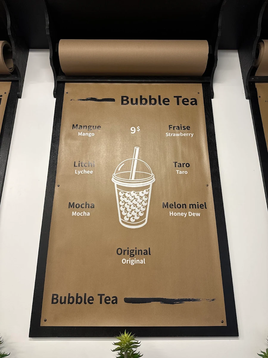 Menu, Oishi