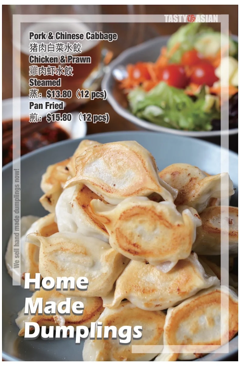 Menu, Tasty Asian