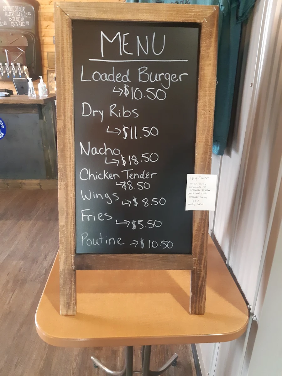 Menu, Piston Broke Brewing