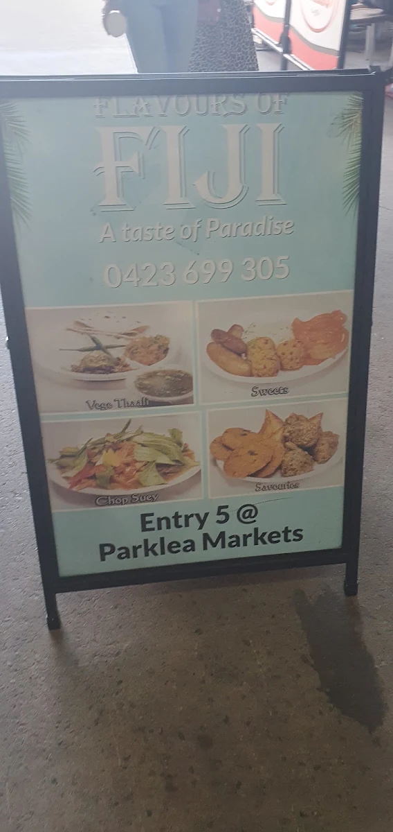 Menu, Flavours Of Fiji