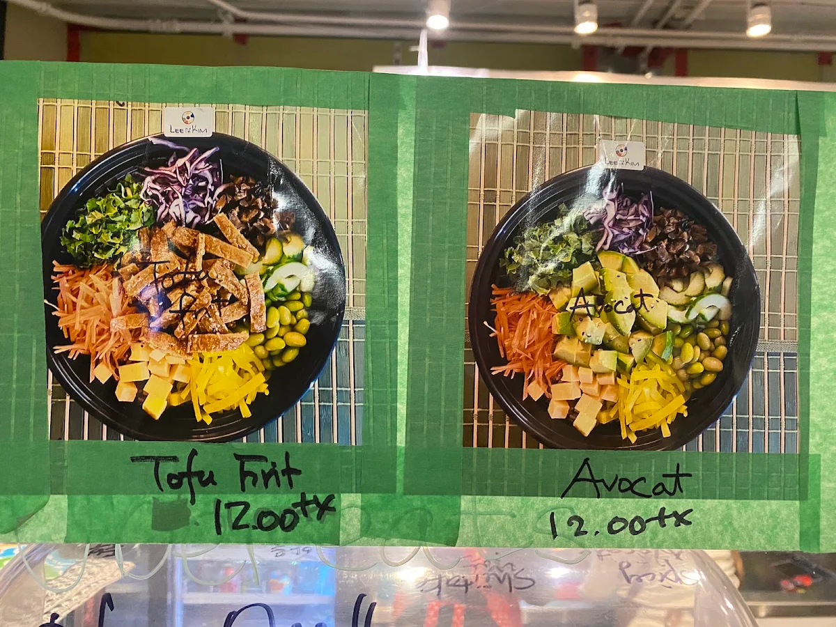 Menu, Lee N Kim