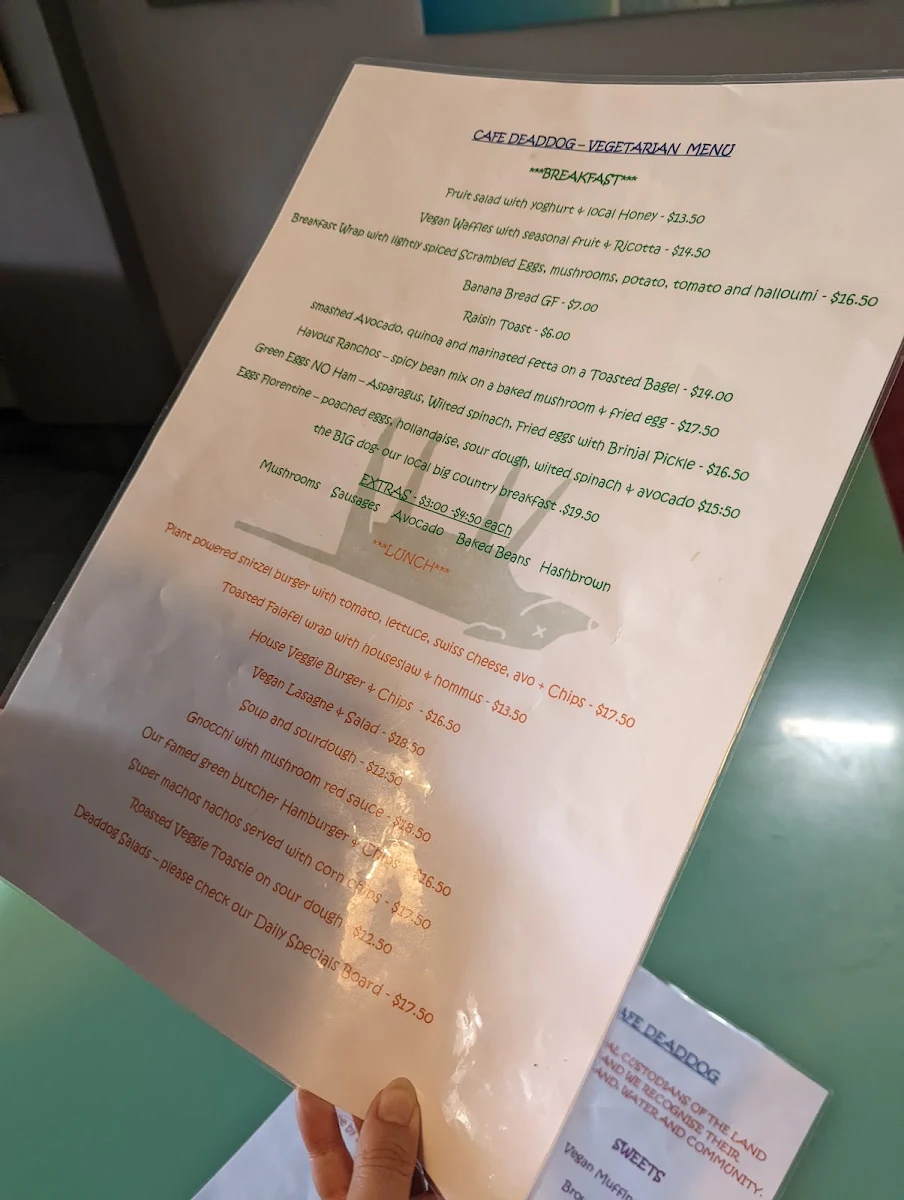 Menu, The Barn Dungog - Pastry House