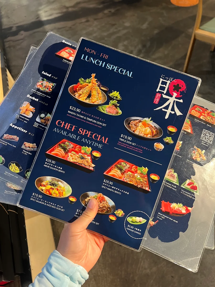 Menu, Japan City