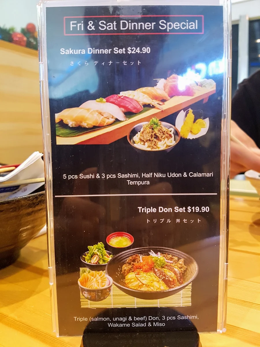 Menu, Japan City