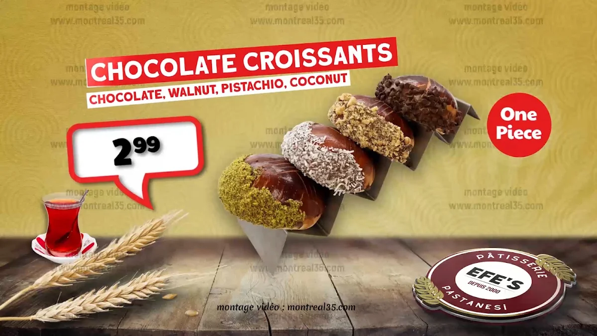 Menu, Efes Sweets