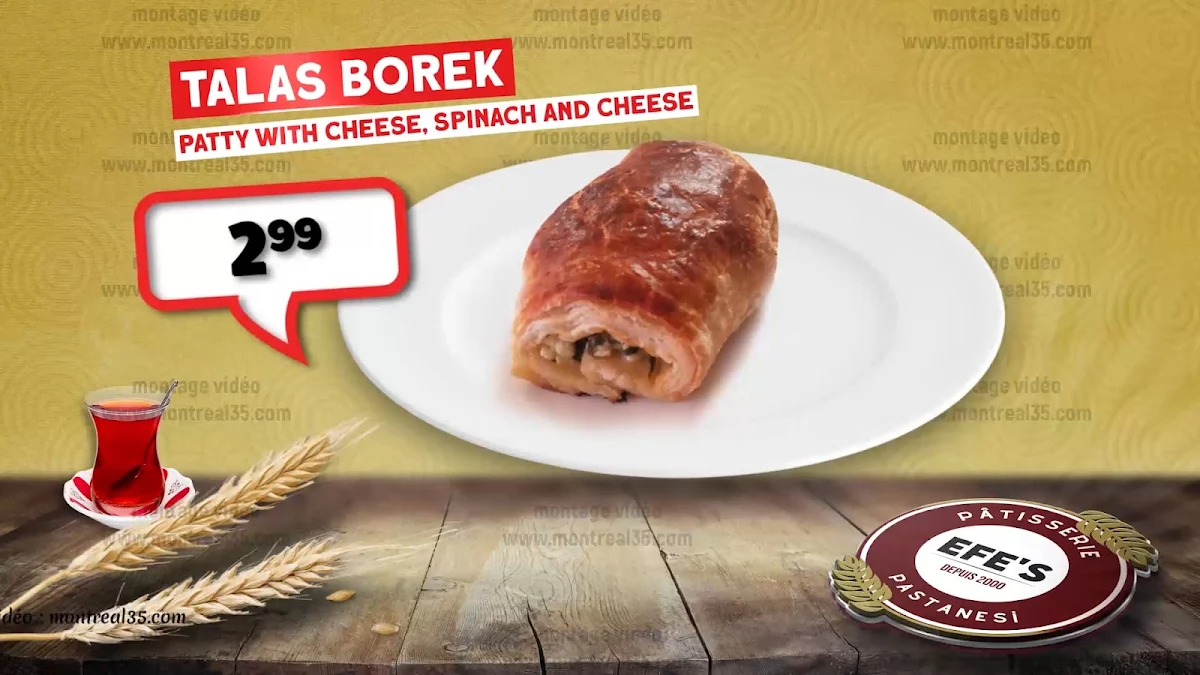 Menu, Efes Sweets
