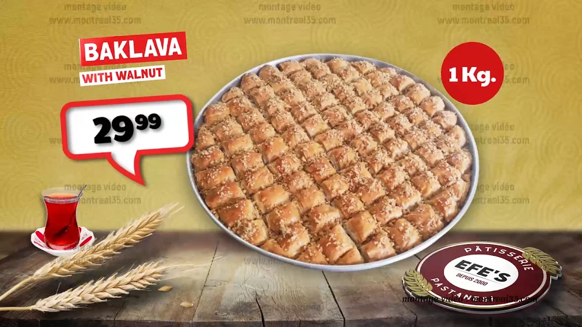Menu, Efes Sweets
