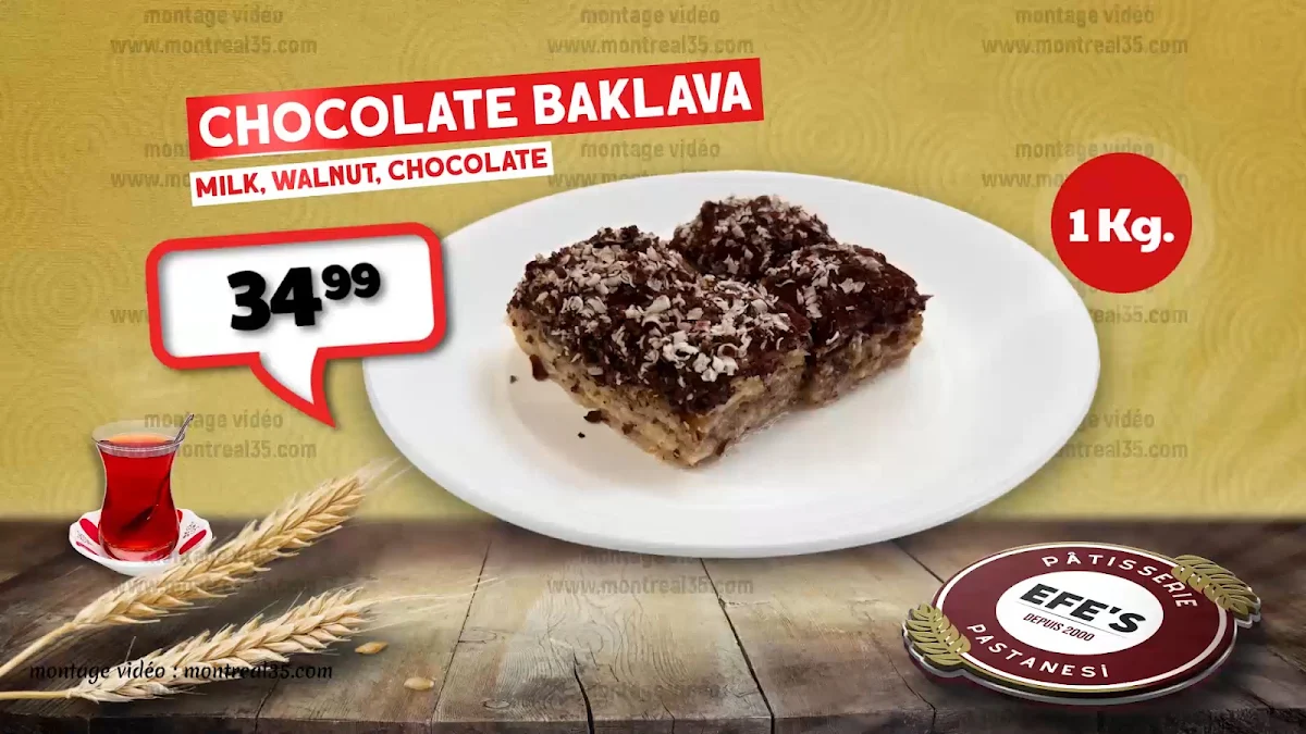 Menu, Efes Sweets