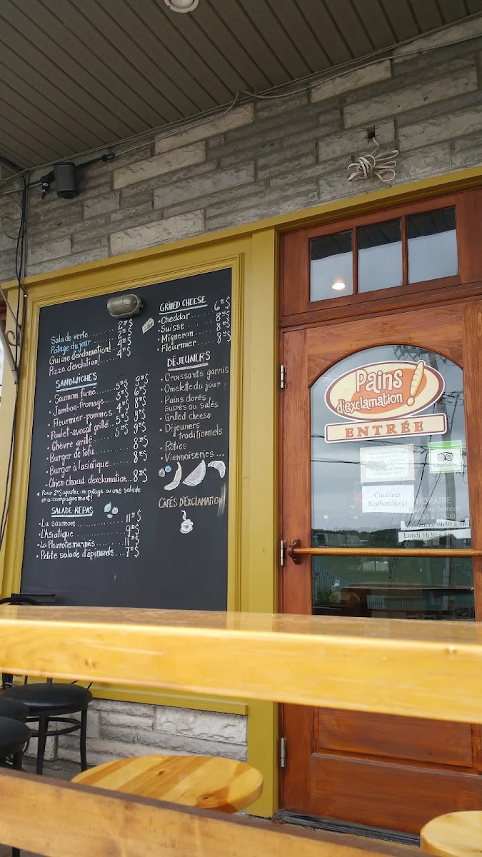 Menu, Pains D'exclamation