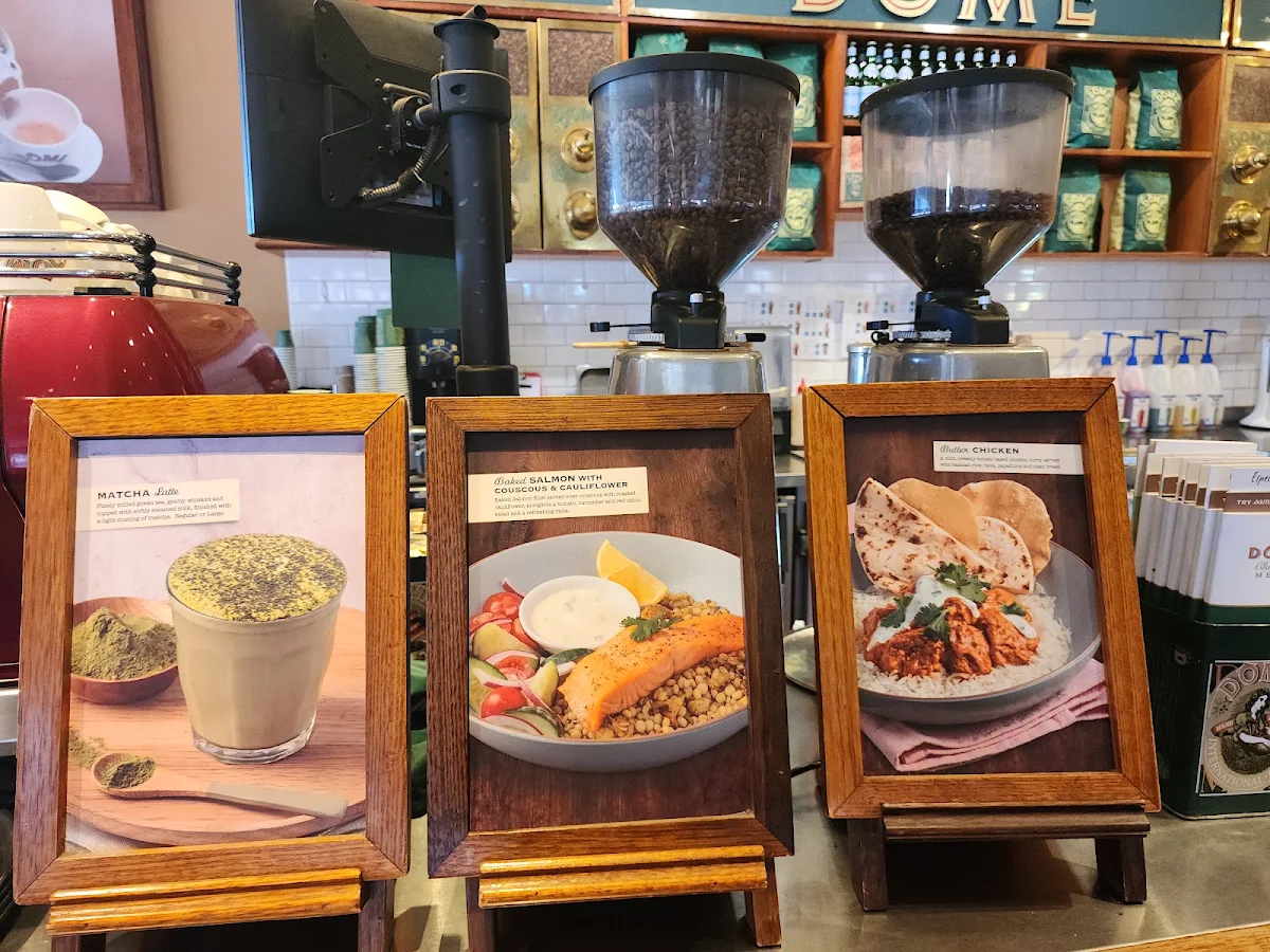 Menu, Dôme Café - Rockingham