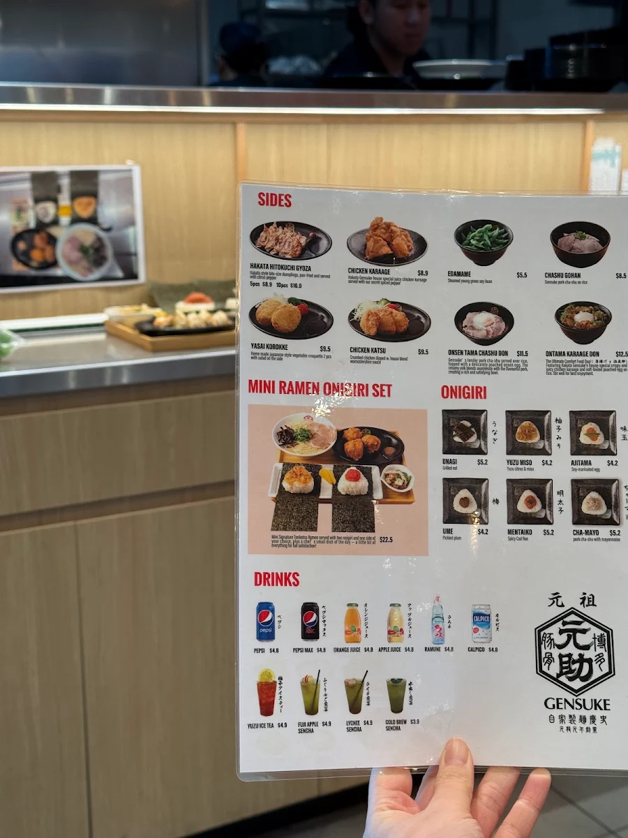Menu, Hakata Gensuke Regent Place - Ramen Professional
