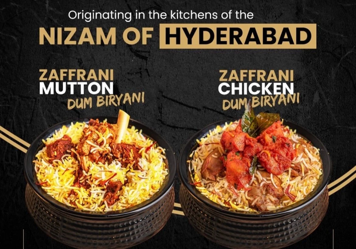 Menu, CHARMINAR BIRYANI HOUSE