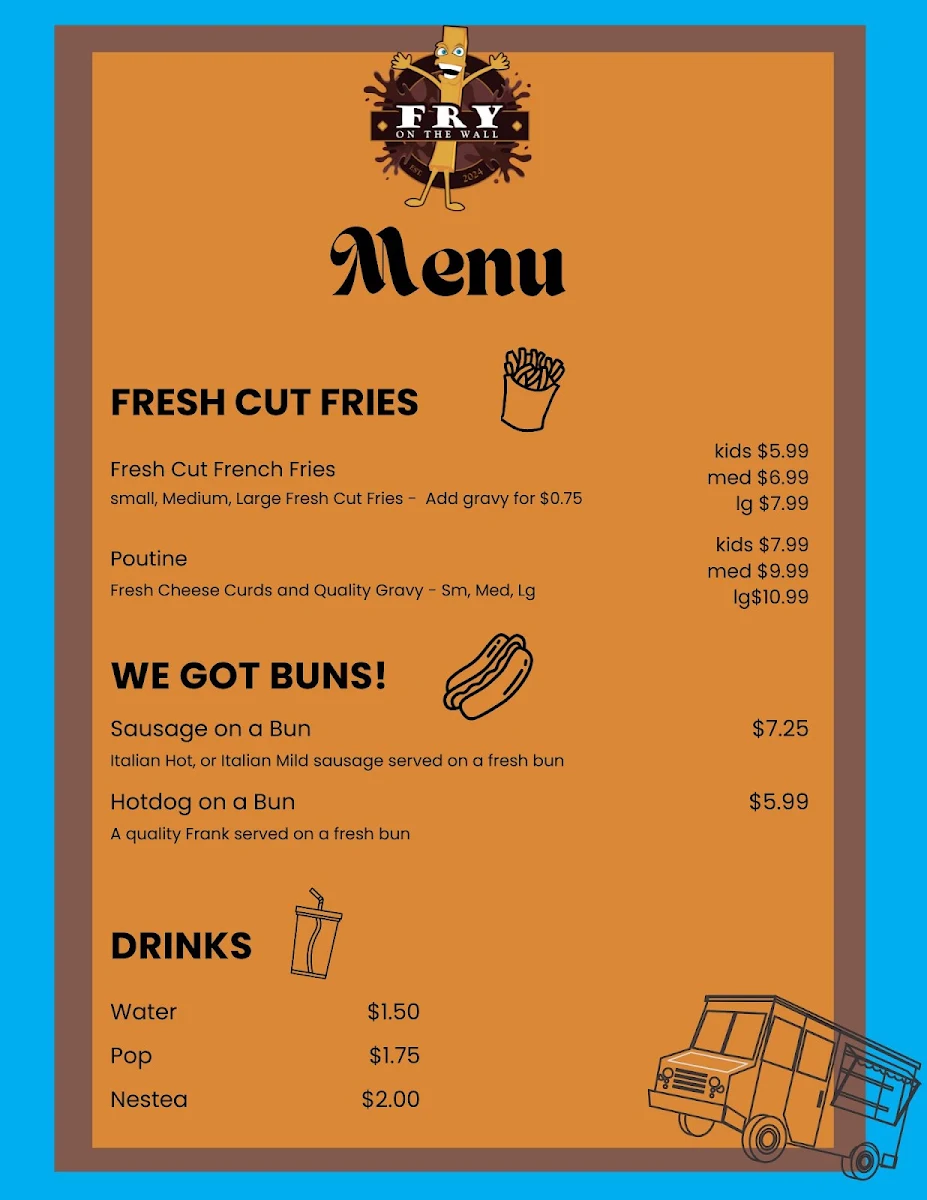 Menu, Fry On The Wall