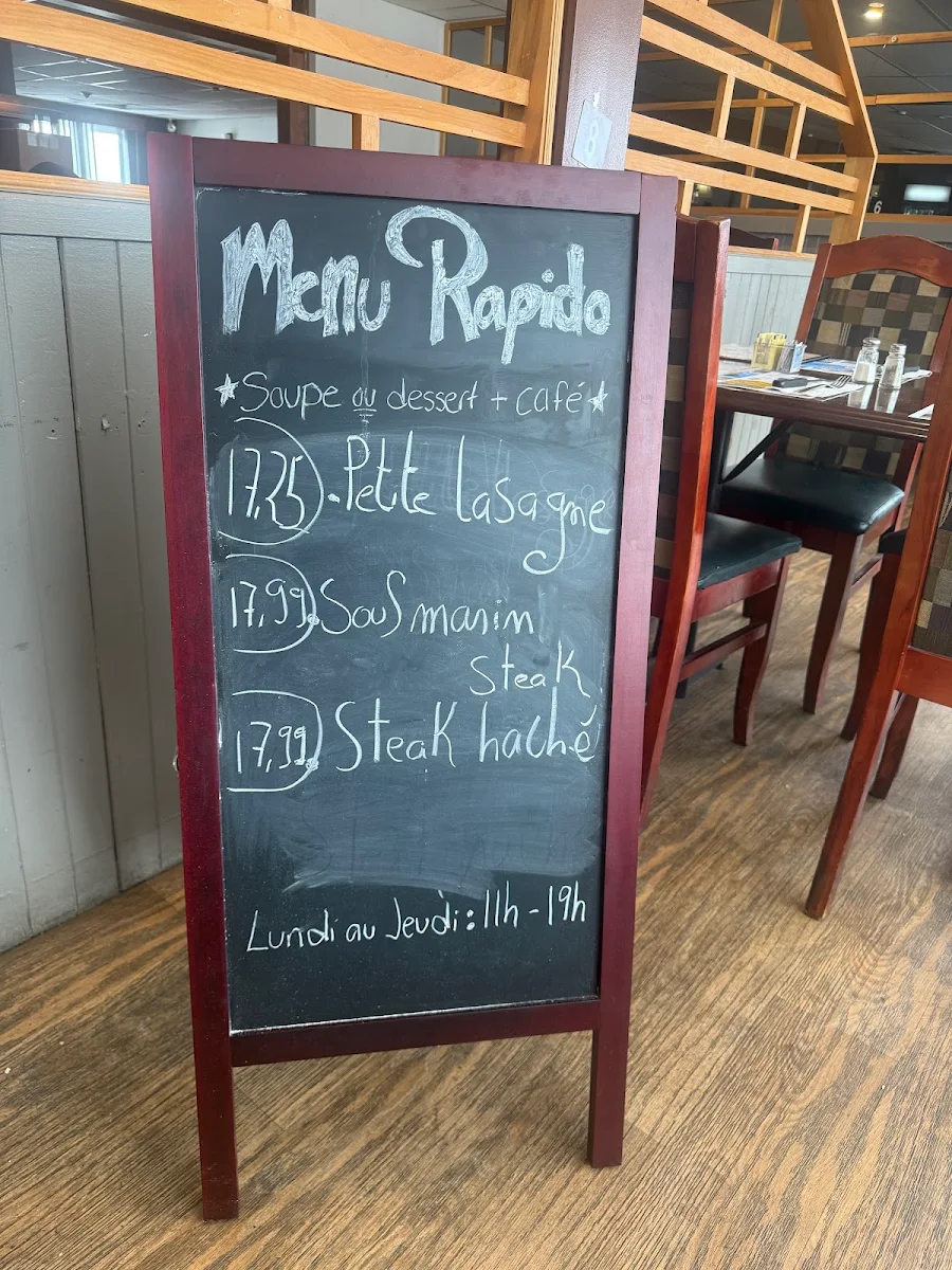 Menu, Pizza Le phare