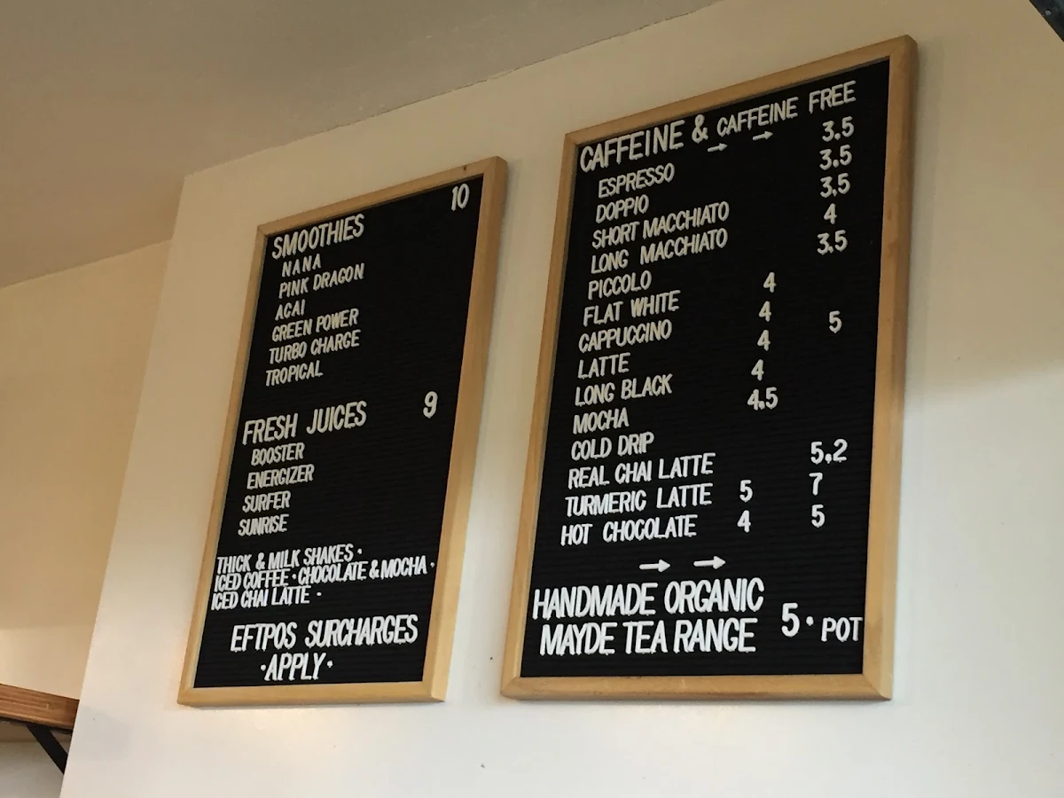 Menu, Chalet & Co
