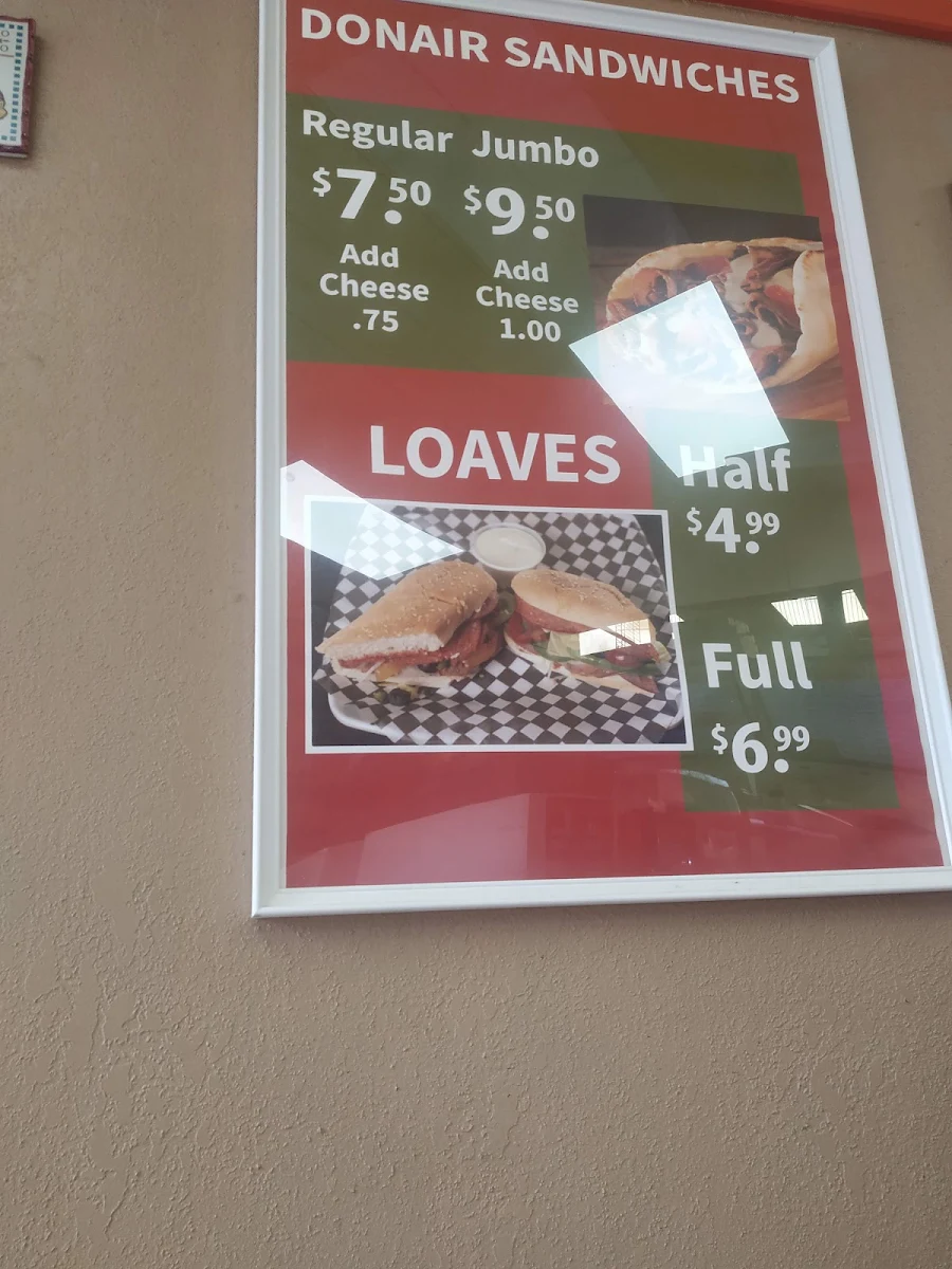 Menu, Checkers Pizza & Kabab (Whyte Ave. Branch)